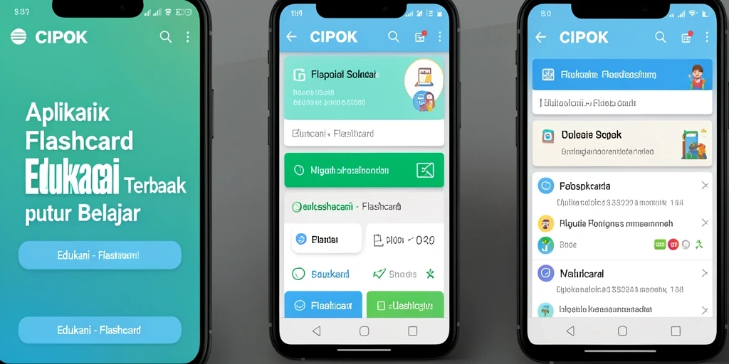 Tampilan antarmuka aplikasi CIPOK yang menarik dan interaktif.