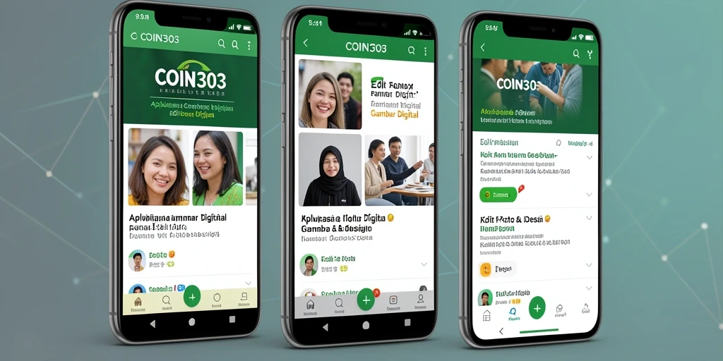 Tampilan antarmuka COIN303 yang bersih dan fungsional untuk editing gambar.