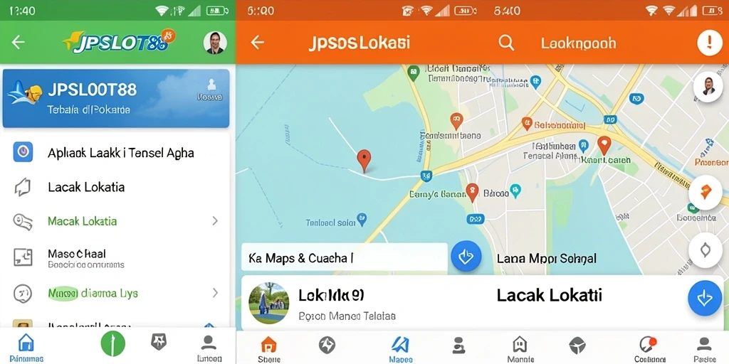 Antarmuka JPSLOT88 menunjukkan fitur pelacakan lokasi yang akurat.