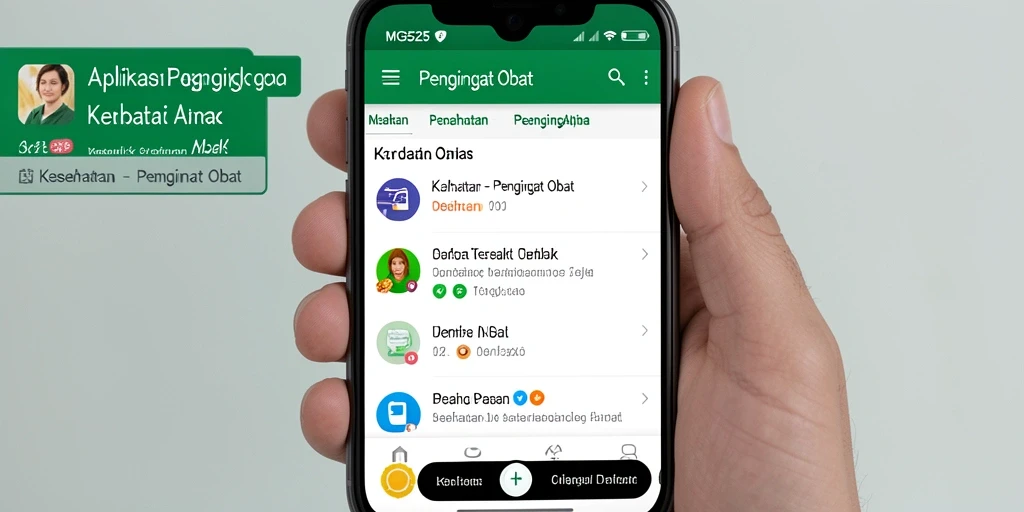 Tampilan antarmuka MG525 yang sederhana dan mudah digunakan.