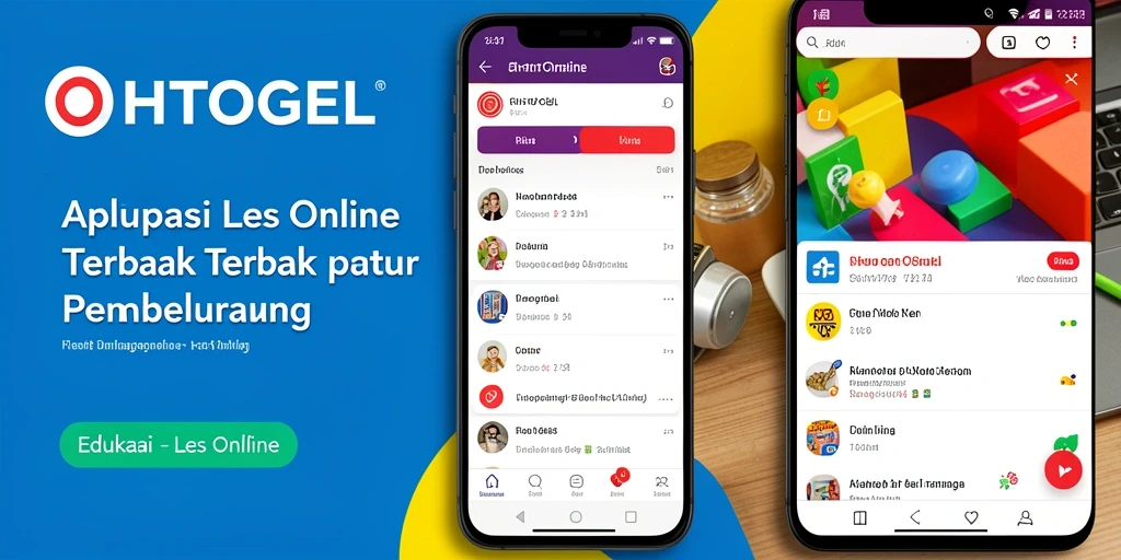 Antarmuka OHTOGEL yang interaktif untuk belajar online.