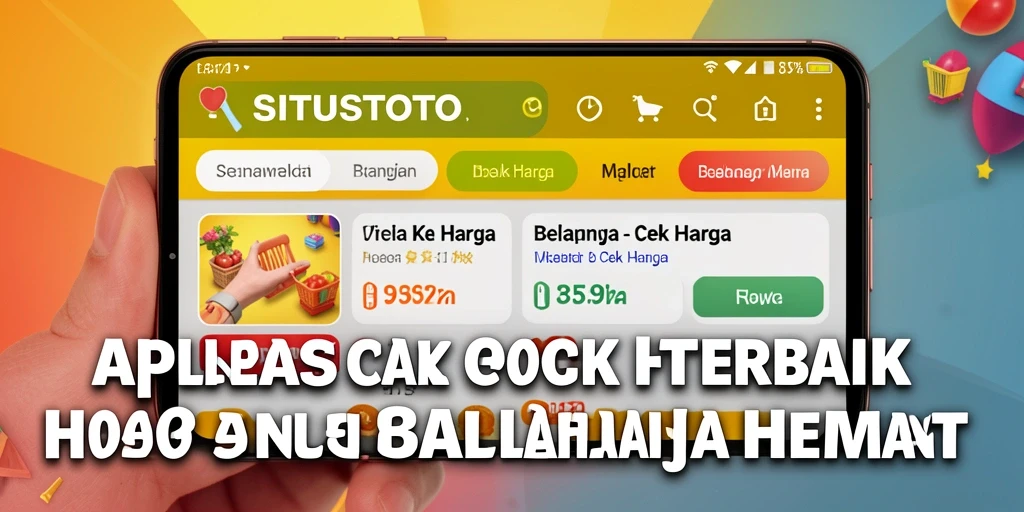 Antarmuka SITUSTOTO yang menampilkan perbandingan harga produk dengan jelas.